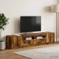 Preview: LED-TV-Schrank UTRECHT 3 stk. Raucheiche Holzwerkstoff