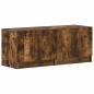 Preview: LED-TV-Schrank UTRECHT 3 stk. Raucheiche Holzwerkstoff