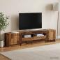 Preview: LED-TV-Schrank UTRECHT 3 stk. Altholz Holzwerkstoff