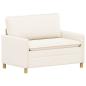 Preview: Sofa Set 2 stk. Creme Stoff