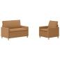 Preview: Sofa Set 2 stk. Beige Stoff