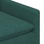 Preview: Sofa Set 2 stk. Dunkelgrün Stoff