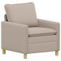 Preview: Sofa Set 2 stk. Hellgrau Stoff