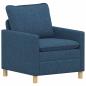 Preview: Sofa Set 2 stk. Blau Stoff