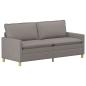 Preview: Sofa Set 2 stk. Taupe Stoff