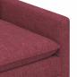 Preview: Sofa Set 2 stk. Weinrot Stoff