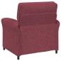 Preview: Sofa Set 2 stk. Weinrot Stoff