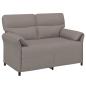 Preview: Sofa Set 2 stk. Taupe Stoff