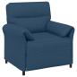 Preview: Sofa Set 2 stk. Blau Stoff