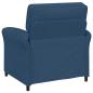 Preview: Sofa Set 2 stk. Blau Stoff