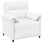 Preview: Sofa Set 2 stk. Weiß Stoff