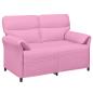 Preview: Sofa Set 2 stk. Rosa Stoff