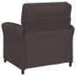 Preview: Sofa Set 2 stk. Dunkelbraun Stoff