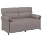 Preview: Sofa Set 2 stk. Taupe Stoff