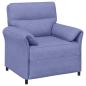 Preview: Sofa Set 2 stk. Jeans blau Stoff