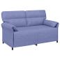Preview: Sofa Set 2 stk. Jeans blau Stoff