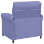 Preview: Sofa Set 2 stk. Jeans blau Stoff