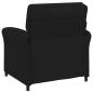 Preview: Sofa Set 2 stk. Schwarz Stoff
