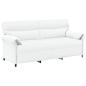 Preview: Sofa Set 2 stk. Weiß Stoff