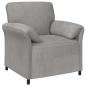 Preview: Sofa Set 2 stk. Hellgrau Samt
