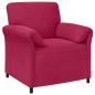 Preview: Sofa Set 2 stk. Weinrot Samt