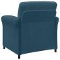 Preview: Sofa Set 2 stk. Blau Samt