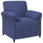 Preview: Sofa Set 2 stk. Polizeiblau Samt