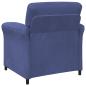 Preview: Sofa Set 2 stk. Polizeiblau Samt