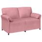 Preview: Sofa Set 2 stk. Rosa Samt