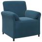 Preview: Sofa Set 2 stk. Blau Samt
