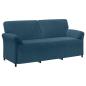 Preview: Sofa Set 2 stk. Blau Samt
