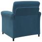 Preview: Sofa Set 2 stk. Blau Samt