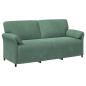 Preview: Sofa Set 2 stk. Meergrün Samt