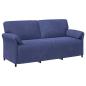Preview: Sofa Set 2 stk. Polizeiblau Samt