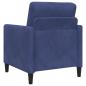 Preview: Sofa Set mit Stauraum 2 stk. Polizeiblau Polyester