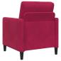 Preview: Sofa Set mit Stauraum 2 stk. Weinrot Polyester