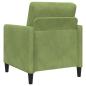 Preview: Sofa Set mit Stauraum 2 stk. Hellgrün Polyester