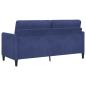 Preview: Sofa Set mit Stauraum 2 stk. Polizeiblau Polyester