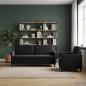 Preview: ARDEBO.de - Sofa Set mit Stauraum 2 stk. Schwarz Polyester