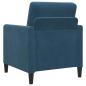 Preview: Sofa Set mit Stauraum 2 stk. Blau Polyester
