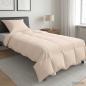 Preview: ARDEBO.de - Bettwäsche-Set 2 stk. 135 x 200 cm Winter 350 gsm Beige