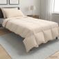 Preview: ARDEBO.de - Bettwäsche-Set 2 stk. 155 x 220 cm Für alle Jahreszeiten Beige