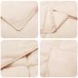 Preview: Bettwäsche-Set 2 stk. 240 x 220 cm Für alle Jahreszeiten Beige