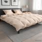 Preview: ARDEBO.de - Bettwäsche-Set 2 stk. 240 x 220 cm Kapok und Polyester Beige