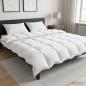 Preview: ARDEBO.de - Duvet- und Kopfkissen-Set 3 stk. 240 x 220 cm Winter Weiß