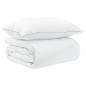 Preview: ARDEBO.de - Duvet- und Kopfkissen-Set 2 stk. 137 x 200 cm Sommer Weiß