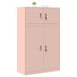 Preview: Aufbewahrungsschrank 2 stk. Rosa 90 x 40 x 145 cm Stahl