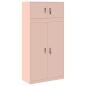 Preview: Aufbewahrungsschrank 2 stk. Rosa 90 x 40 x 180 cm Stahl