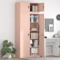 Preview: ARDEBO.de - Aufbewahrungsschrank 2 stk. Rosa 90 x 40 x 220 cm Stahl