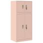 Preview: Aufbewahrungsschrank 2 stk. Rosa 60 x 40 x 130 cm Stahl